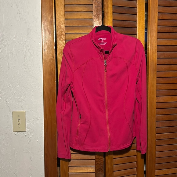 Large Hot Pink Zip Up Jacket - Eddie Bauer - Picture 1 of 1